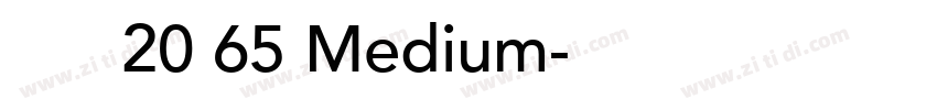 阿里巴巴惠普20 65 Medium字体转换